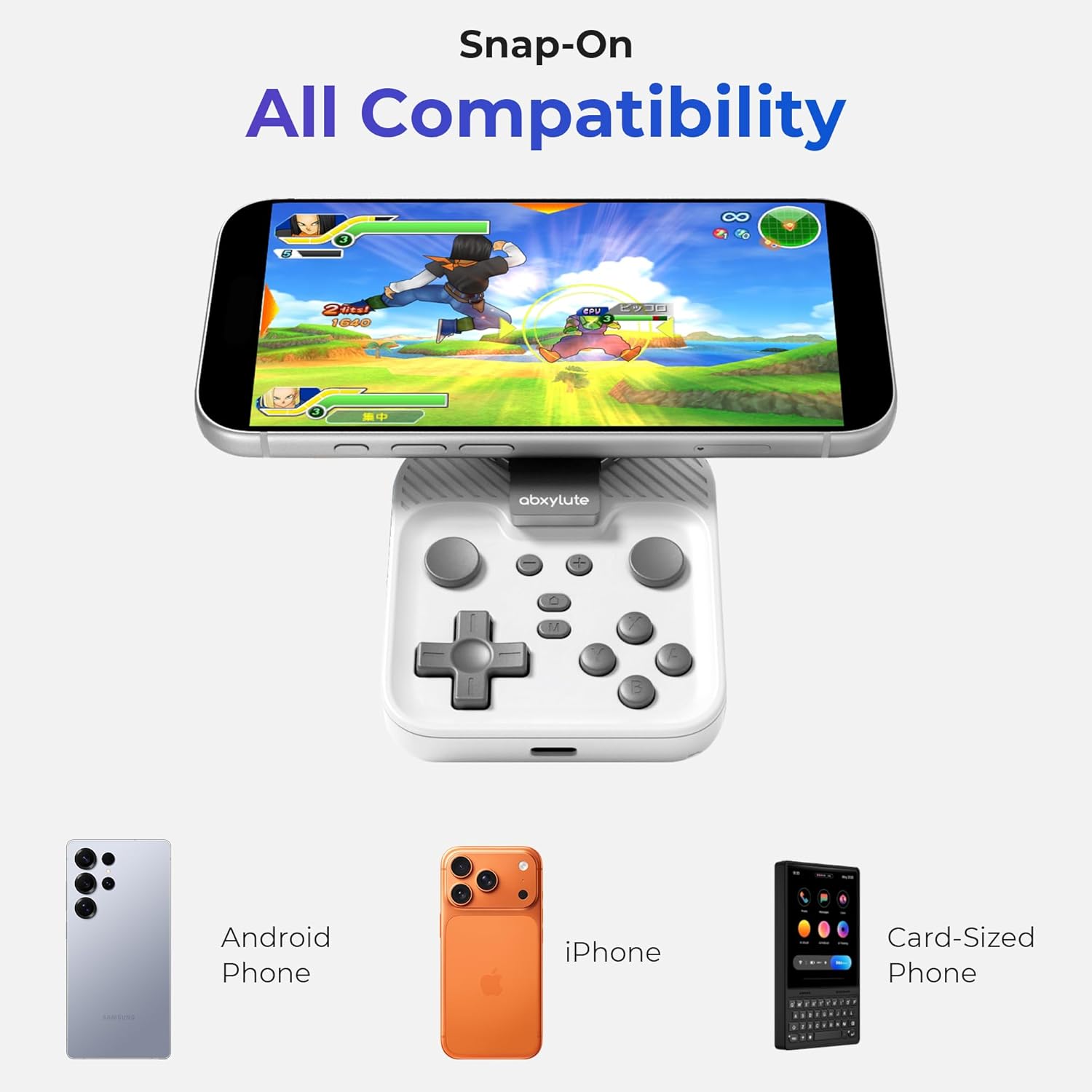 GameSnap M4 Mini Bluetooth Mobile Gaming Controller (Android, iPhone & Switch)