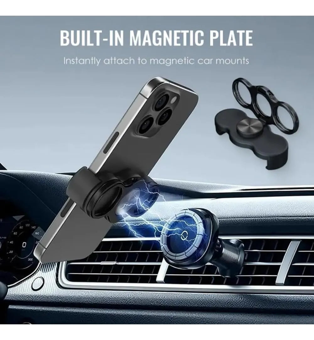 TriCore Alloy Fidget Spinner with Finger Grip