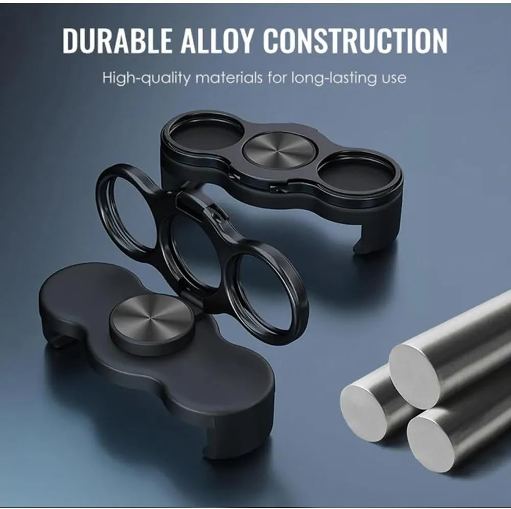 TriCore Alloy Fidget Spinner with Finger Grip
